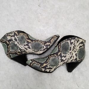 Janet & Janet Snakeskin Ankle Boots